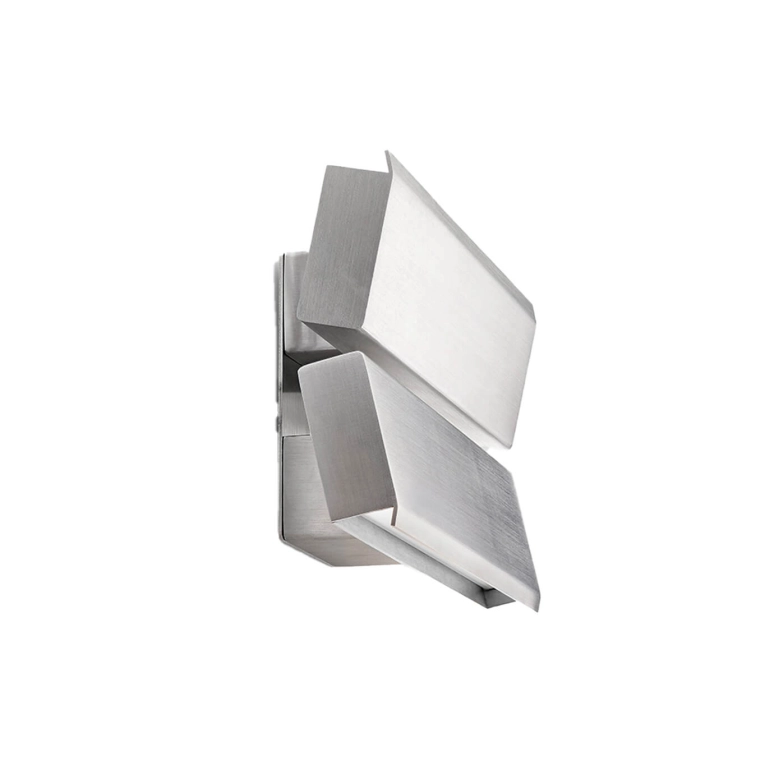 Applique PAPILIO DOUBLE Acier inoxydable Brossé ANOUR