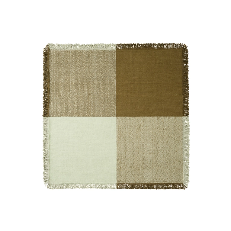 Tapis VERSO 258x258 Vert pâle /Marron chaud MUUTO