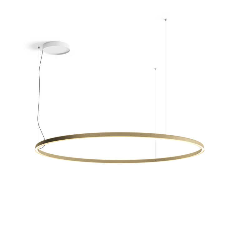 Suspension COMPENDIUM Ø 200 3000 K Laiton LUCEPLAN