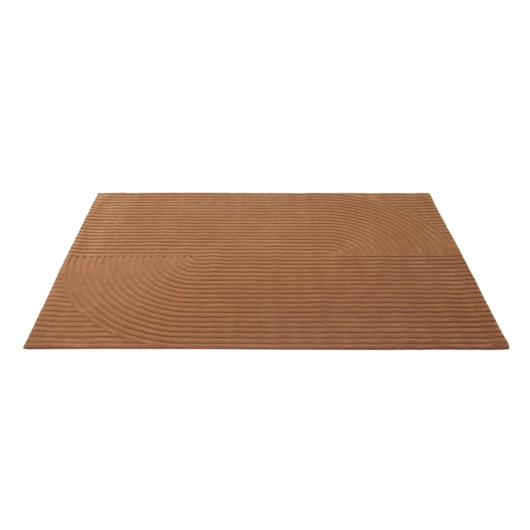 Tapis RELEVO QUATTRO 200x300 Orange brûlé MUUTO