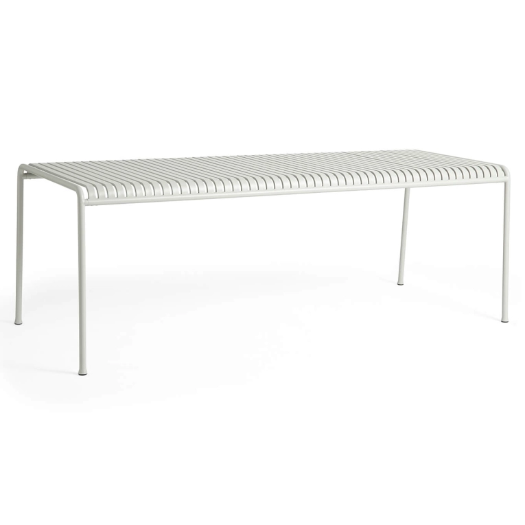 Table extérieure PALISSADE L 220 Gris clair HAY