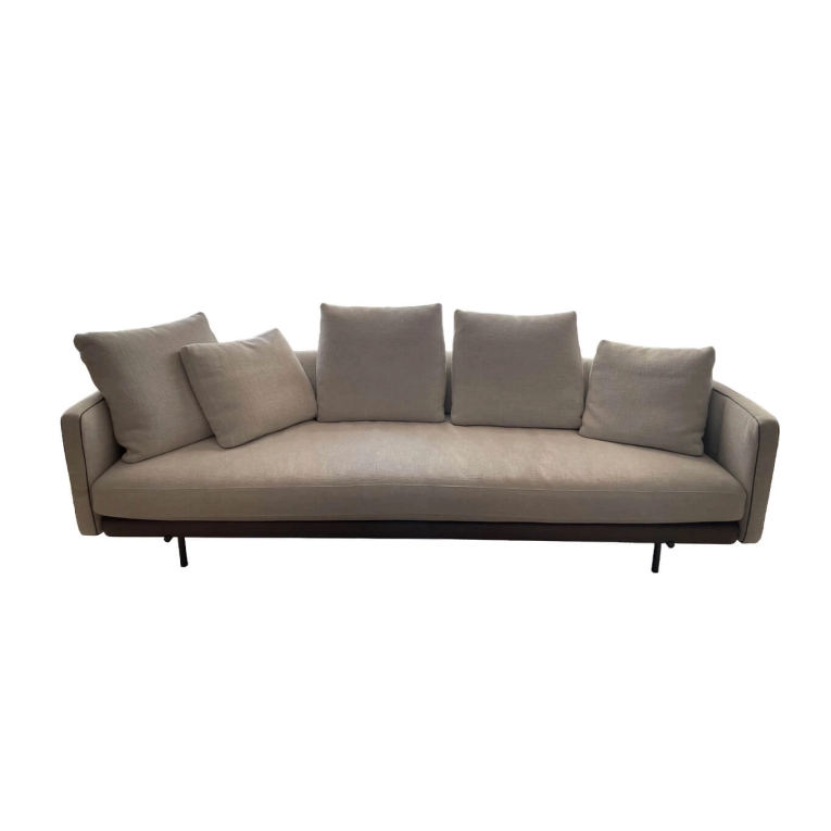 Canapé TORII Silky 01 Bianco MINOTTI