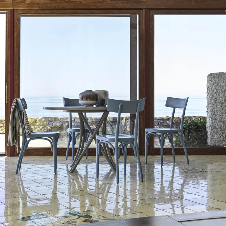 Chaise CZECH Noir GEBRÜDER THONET VIENNA