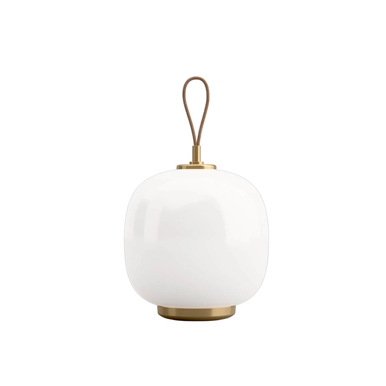 Lampe sans fil VL45 RADIOHUS PORTABLE Laiton/ Blanc opalin LOUIS POULSEN