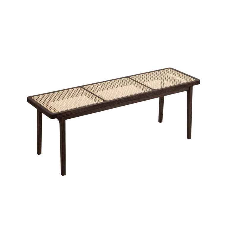 Banc LE ROI Chêne fumé foncé NORR11