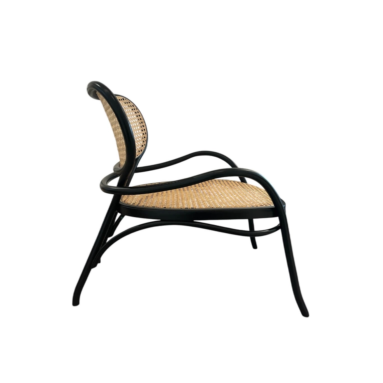 LEHNSTUHL Paille de Vienne / Hêtre noir mat 01 THONET VIENNE