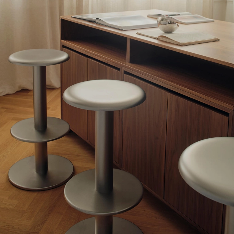 Bar Stool COUPE H 76 Stainless steel NEW WORKS