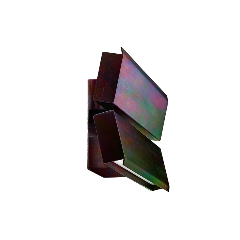 Applique PAPILIO DOUBLE Chrome Opale Foncé ANOUR