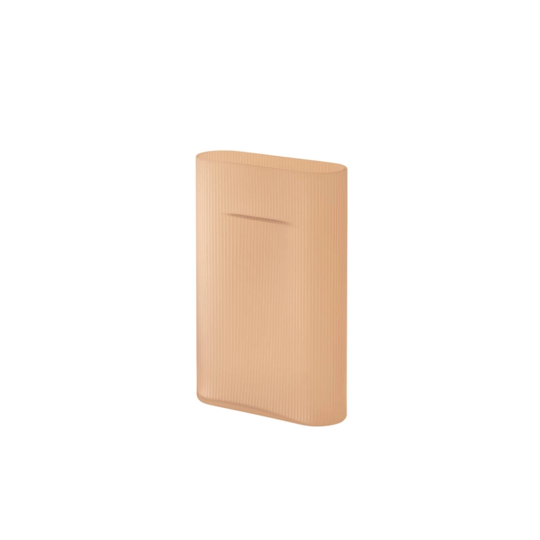 Vase RIDGE H 35 Orange clair MUUTO