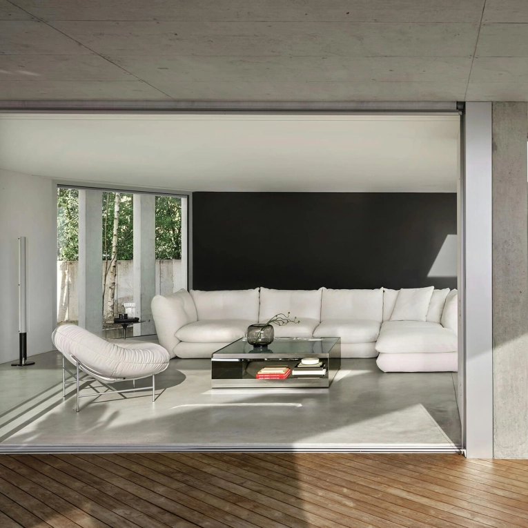 Table basse D'URSO L 122 Acier KNOLL