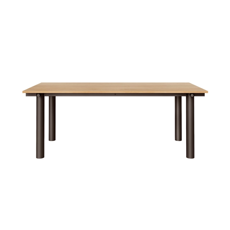Dining Table ATURA 200x90 Oak, Black Legs FERM LIVING