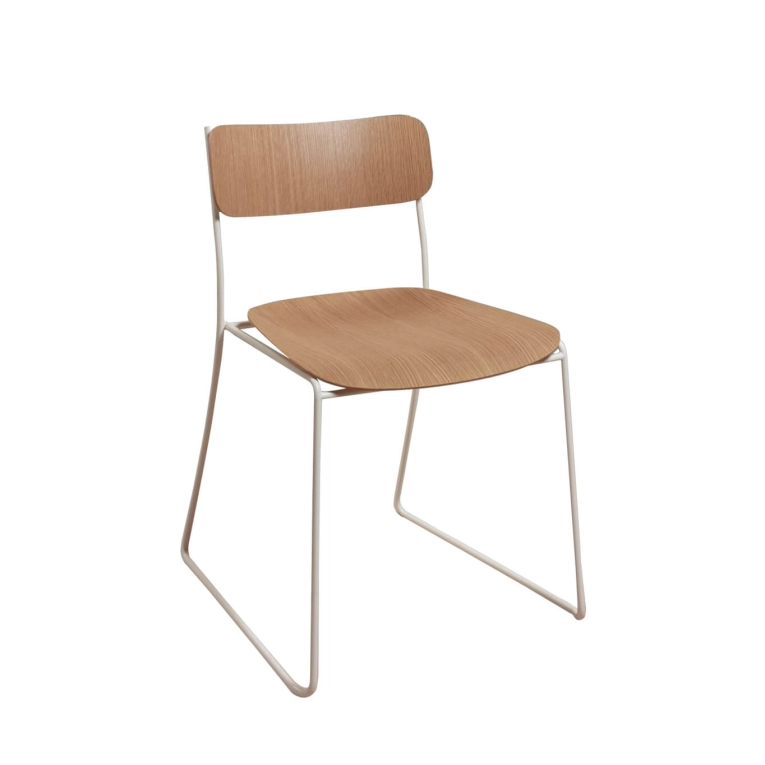 Dining Chair SEN 65.6 Oak/ white NOMA