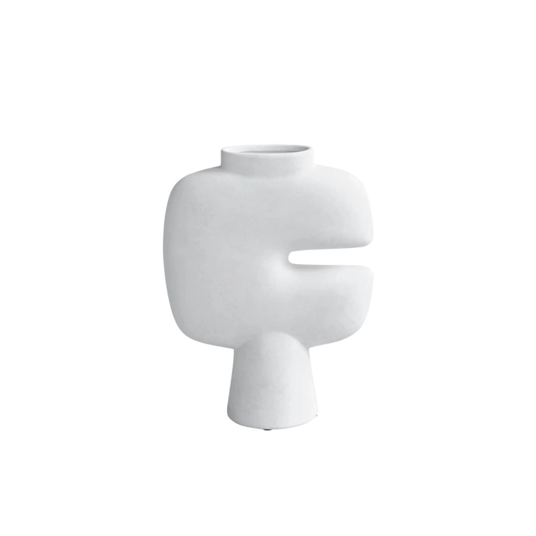 Vase TRIBAL medio Bone white 101 COPENHAGEN