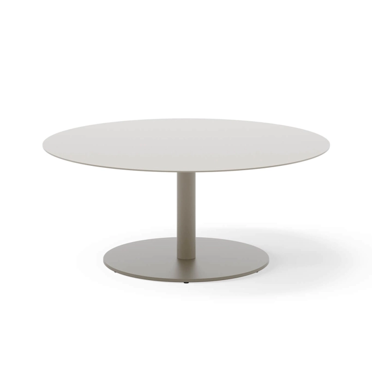 Outdoor Coffee Table MAY Ø 90 Light grey NEW WORKS