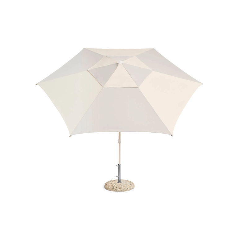 Accessoire extérieur Parasol TERRAZZA Hexagone Gris HAY
