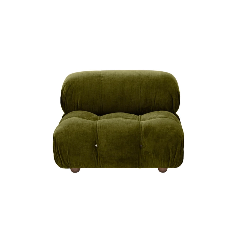 CAMALEONDA module simple Chenille Enia Vert Olive B&B ITALIA