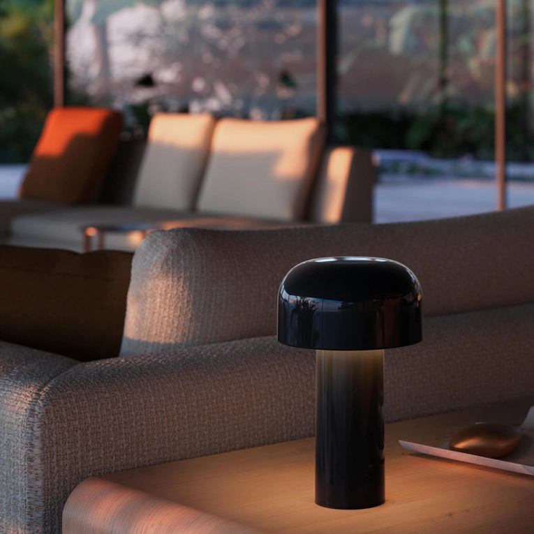 Lampe à poser BELLHOP Noir brillant FLOS