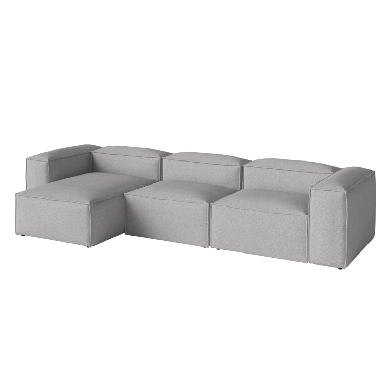 Canapé COSIMA Chaise Longue Gauche 340x100 Paza Grey BOLIA
