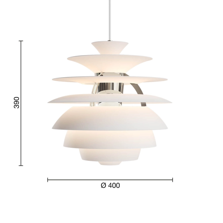 Suspension PH SNOWBALL Blanc LOUIS POULSEN