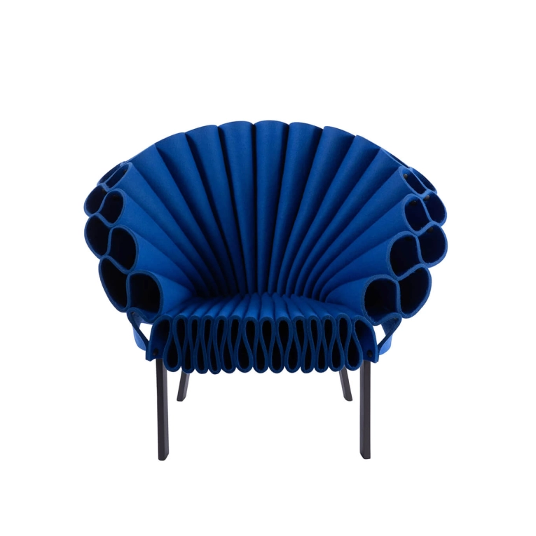 Fauteuil PEACOCK Bleu CAPPELLINI