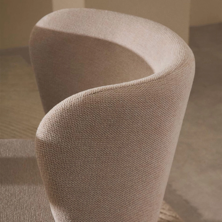 CISELIA Chenille Beige / Beige KAVE HOME