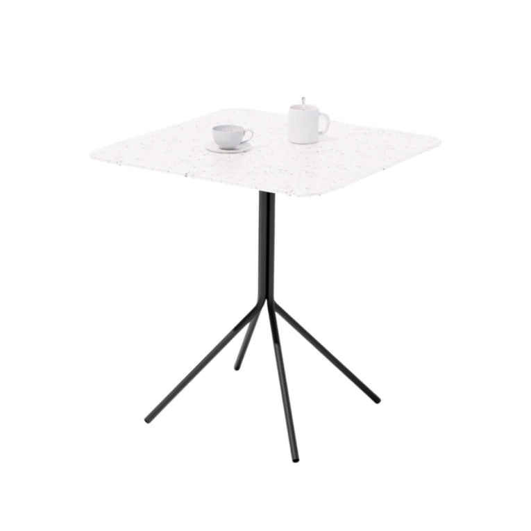 Dining Table KOMBU 84 Square White Shells NOMA