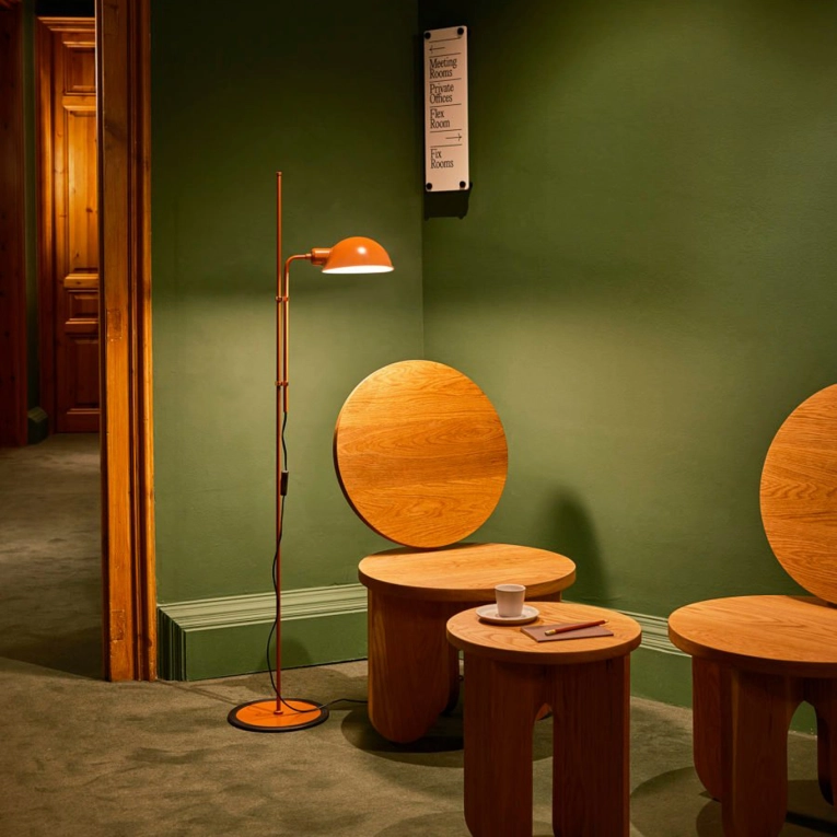 Lampadaire FUNICULI Terracotta MARSET