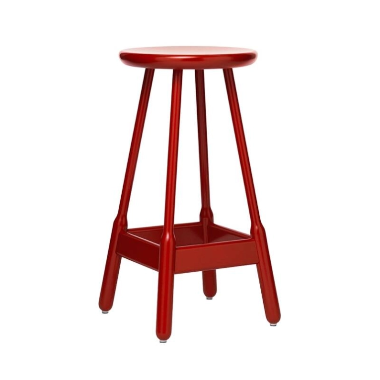 ALBERT BAR STOOL Rouge MASSPRODUCTION