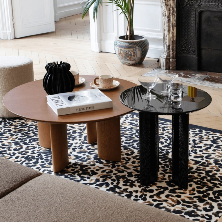 Table d'appoint guéridon CARLOTTA Noir THE SOCIALITE FAMILY