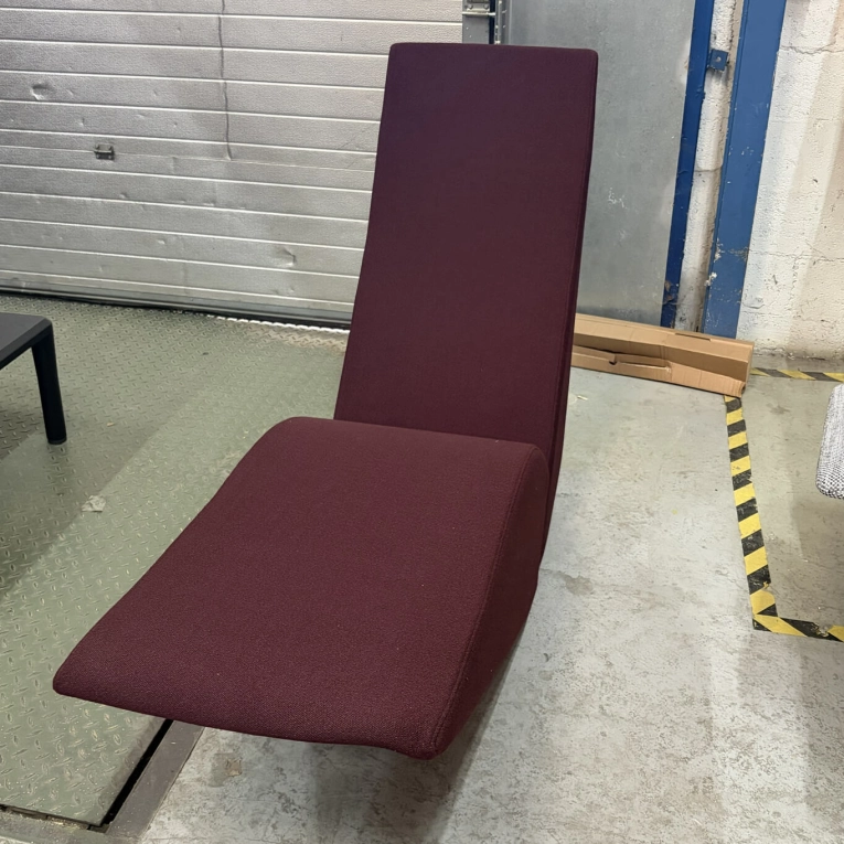 Second-life Chair BIRD Purple Hallingdal fabric CAPPELLINI