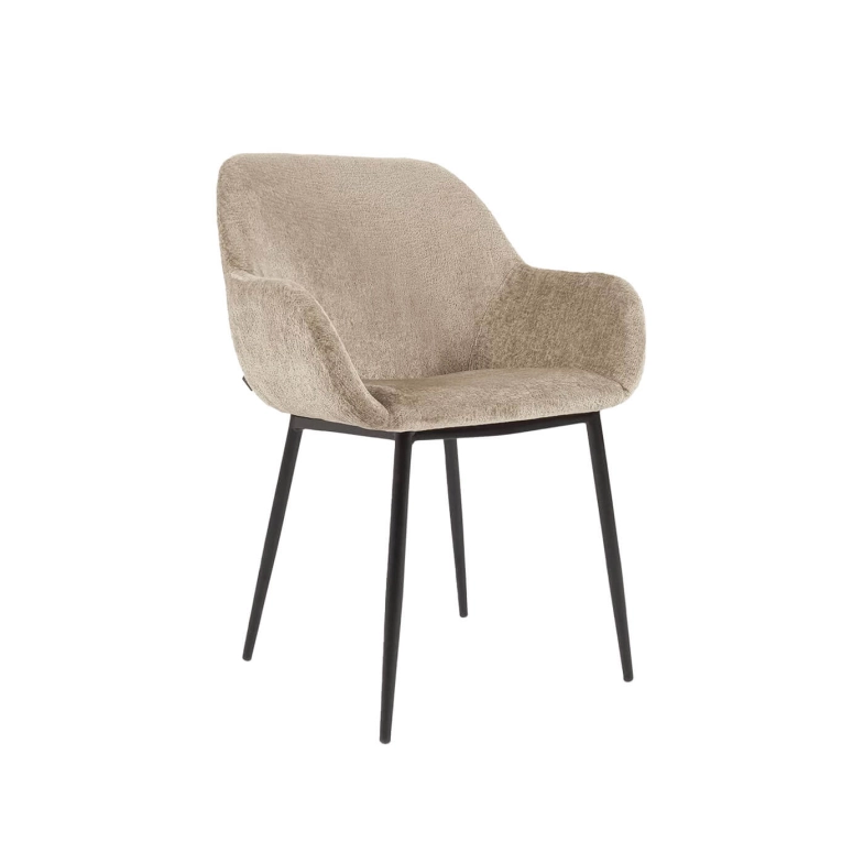 KONNA H 83 Chenille Beige / Noir KAVE HOME