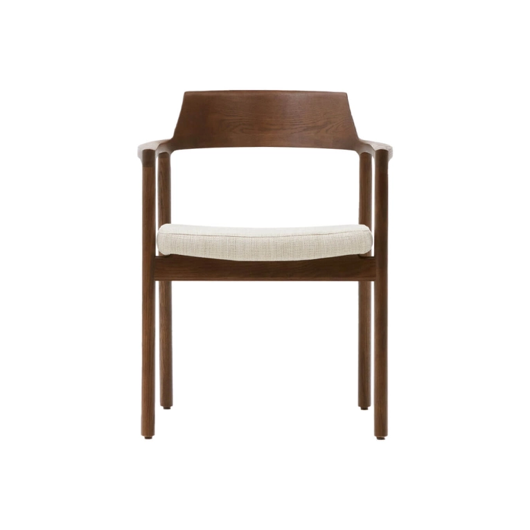 ALOCS Chêne teinté foncé / Tissu Jandi beige KAVE HOME