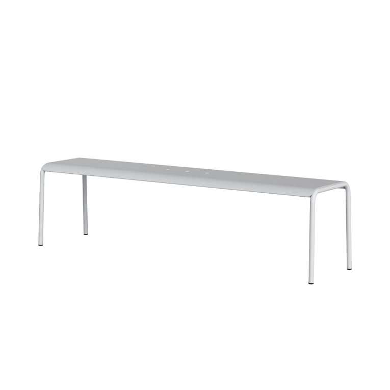 Banc extérieur PANORAMA Gris Craie L 170 TIPTOE