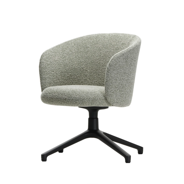 Fauteuil MIKADO LOW Nubia ivoire/ forêt VITRA