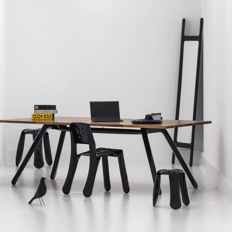 Mirror DRAB Black glossy ZIETA