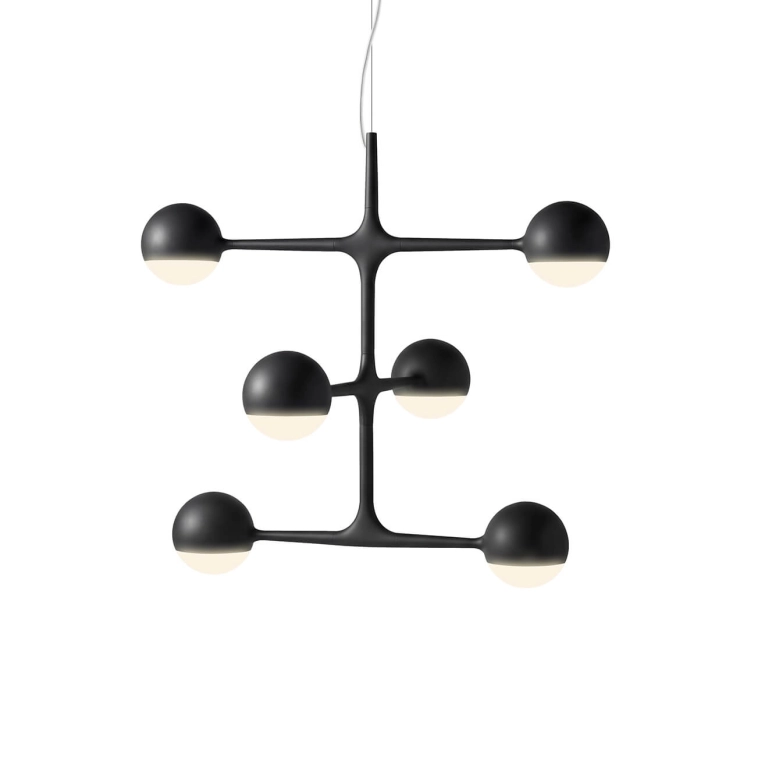 Pendant Light DOT PATTERN Black CASSINA