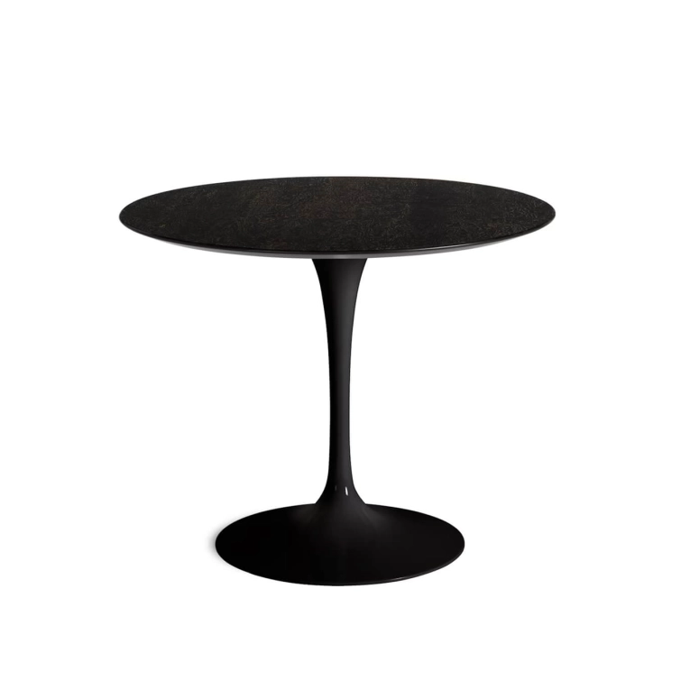 Table SAARINEN plateau Topo Noir KNOLL