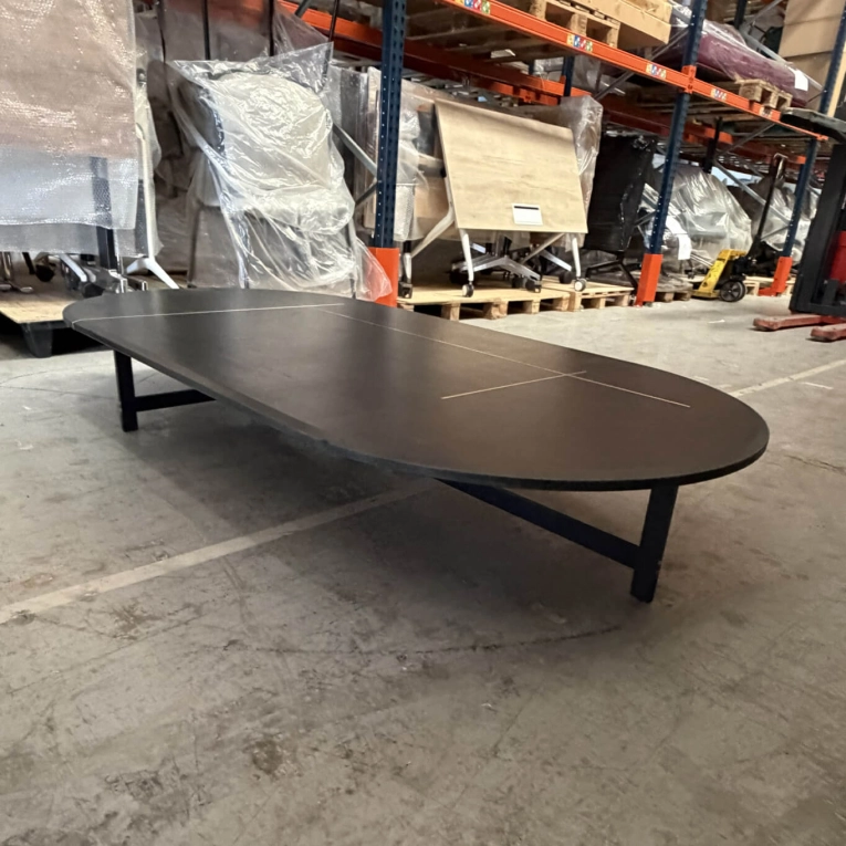 Table basse PLACÉ cuir Noir BAXTER MADE IN ITALY