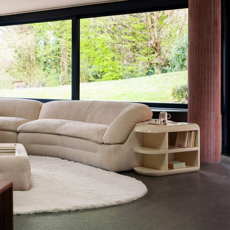 Shelving BUTTER Ivory Glossy TACCHINI