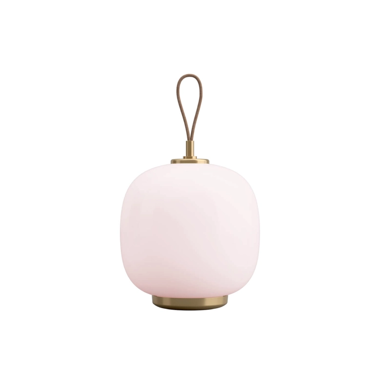 Lampe sans fil VL45 RADIOHUS PORTABLE Laiton/ Rose pâle LOUIS POULSEN