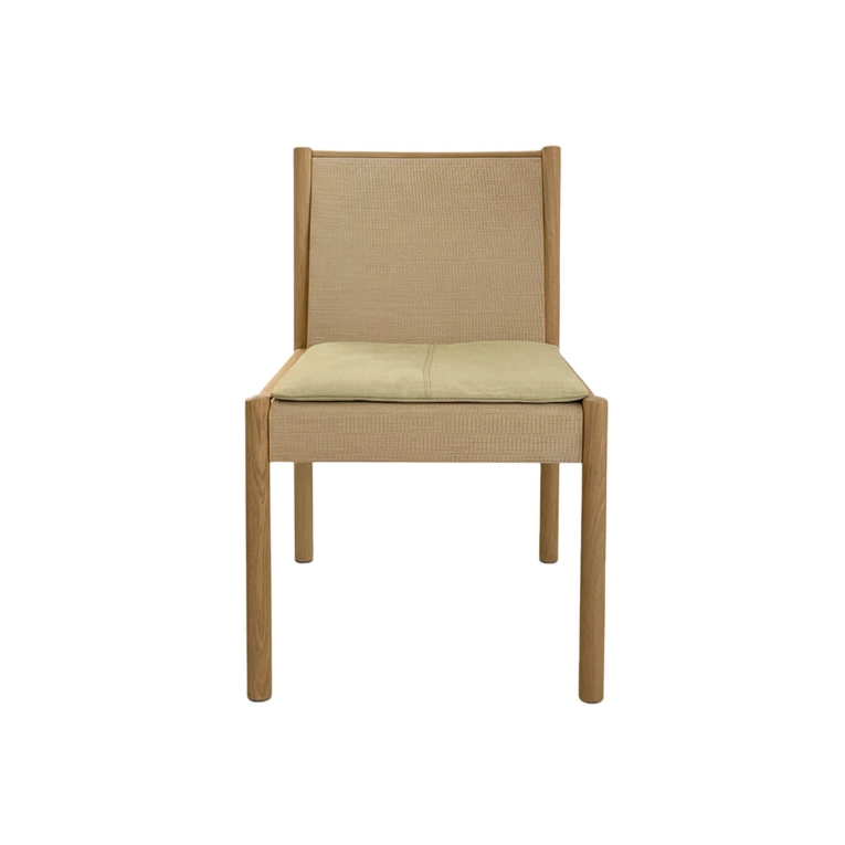 KATA Chêne Naturel / Coussin Jaune Clair ARPER