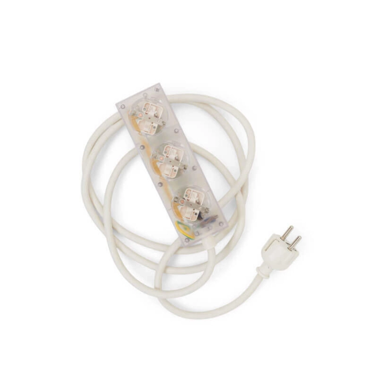 Multiprise POWER 2 m Transparent PEDESTAL