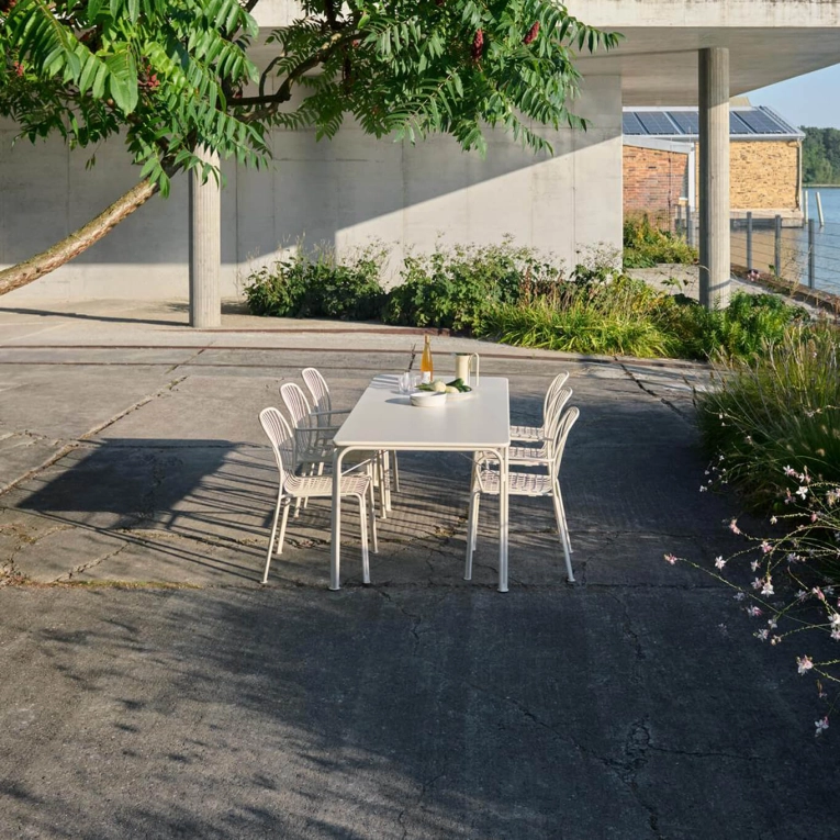 Table extérieur Table THORVALD SC99 Ivoire AND TRADITION