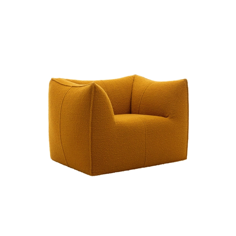 LA BAMBOLA Sila Bouclé ocre B&B ITALIA