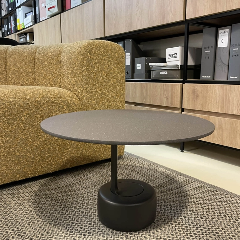 Table basse OELL Ø 60 Noir ARPER