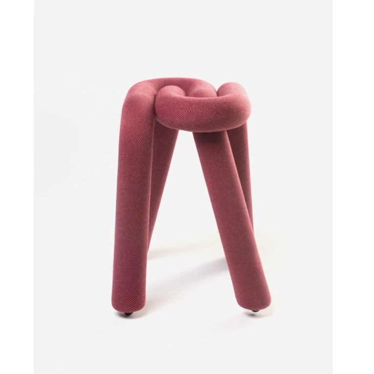 Tabouret BOLD Rouge pailleté MOUSTACHE