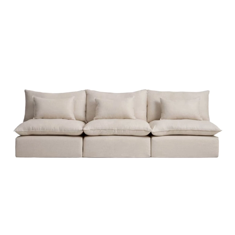 ANARELA modulable 5 places Lin Beige KAVE HOME