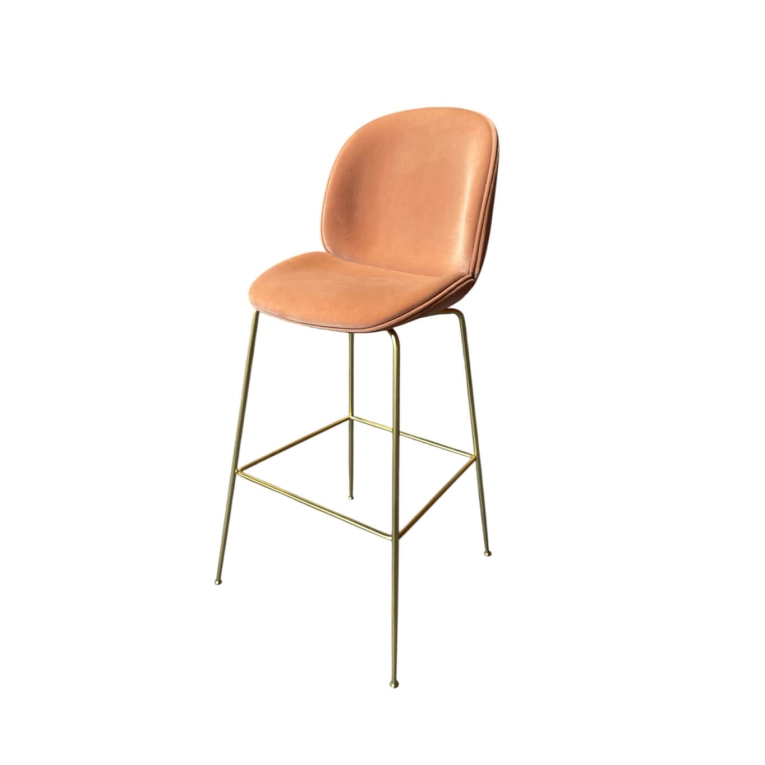 BEETLE H 75 Tissu Rose Saumon GUBI