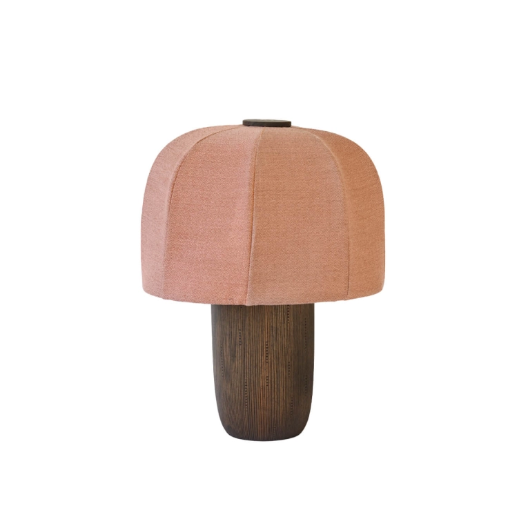 Table Lamp MEDUZA large San 540 fabric Walnut ZANAT