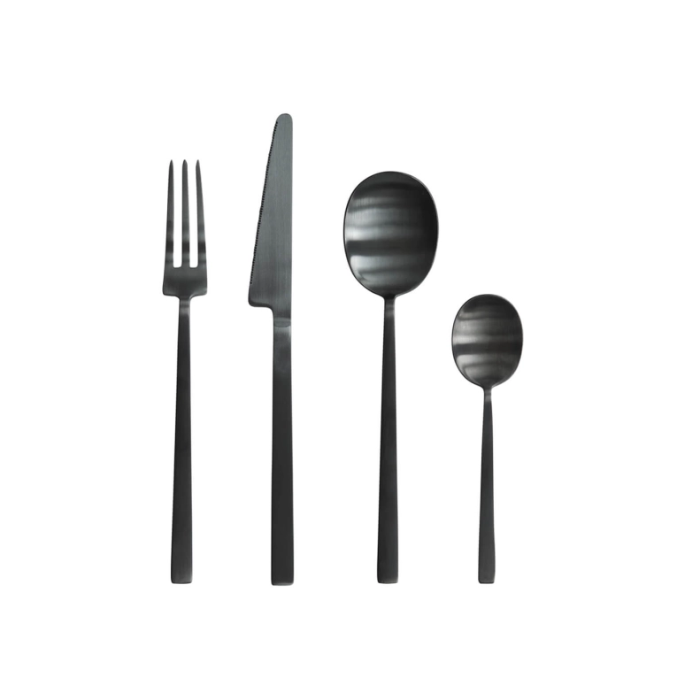 Couvert KOGEI 24 pièces Noir 101 COPENHAGEN